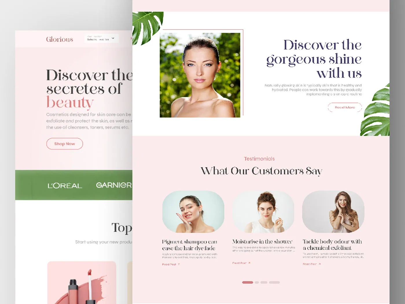 Conversion-first service page layout preview