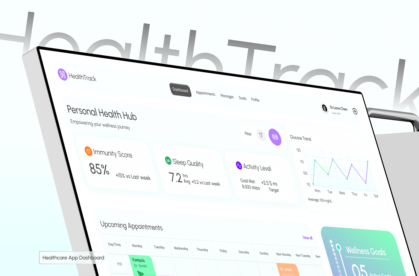 HIPAA-compliant healthcare platform with patient portal and appointment scheduling