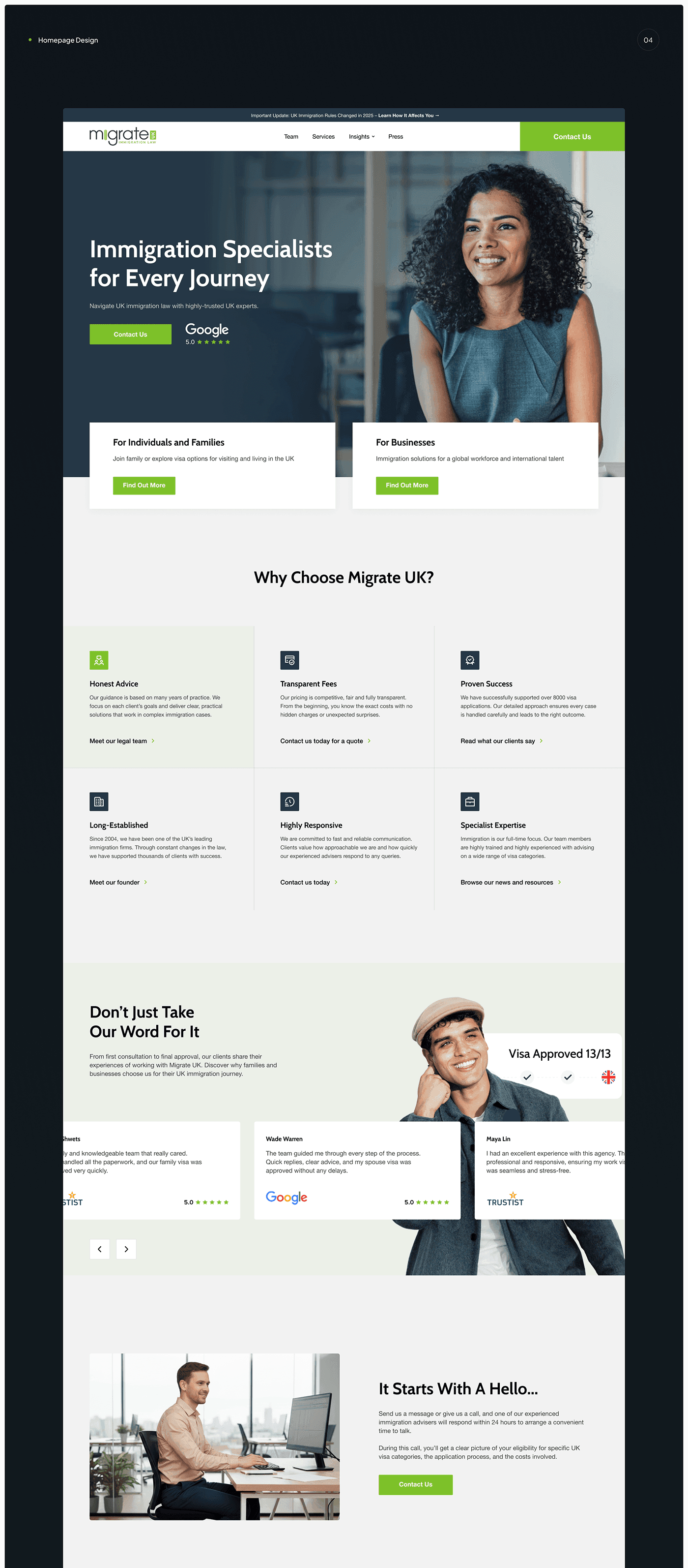 End-to-end professional services platform: from client intake to invoicing to analytics